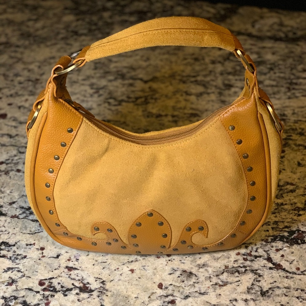 Shea Shea  Leather Suede With Bronze Studs